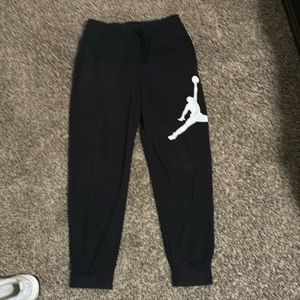 Nike Air Jordan Jumpman Classics Fleece Joggers Pants Black Mens Small